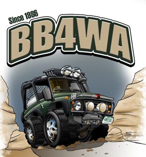 Bill Burke's 4-Wheeling America Logo | JC's British & 4x4